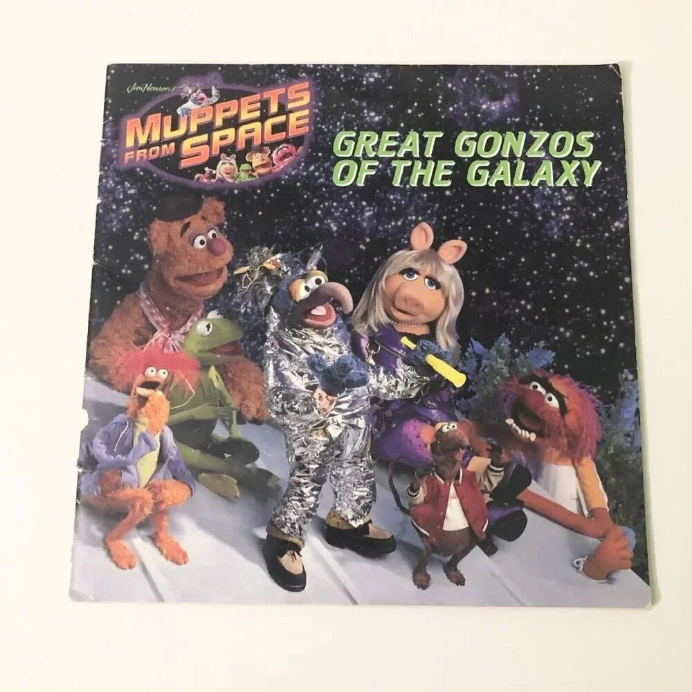 Vtg 1999 Muppets from Space Great Gonzos in the Galaxy Paperback Book